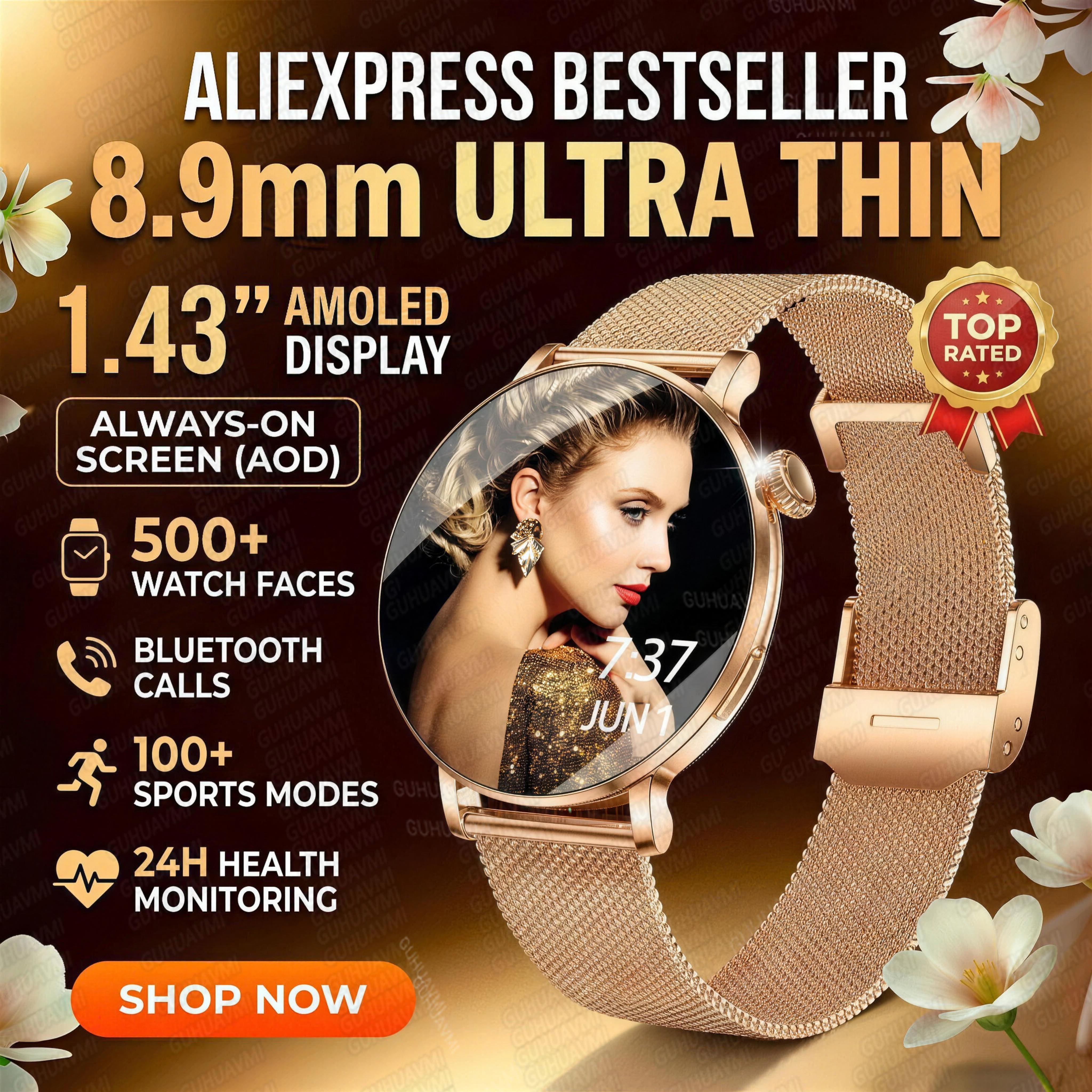 Luxury Watch Hd - 2026New Lady Smart Watch Women 8.9mm