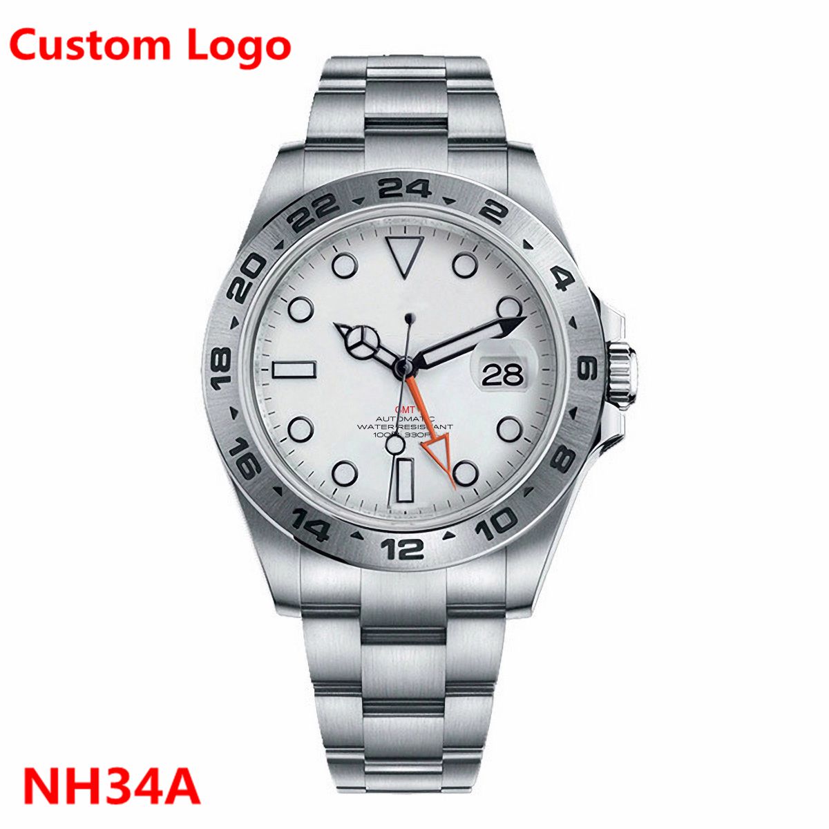 Luxury Watch Straps - Custom Luxury 39mm NH34 Automatic Mechanical