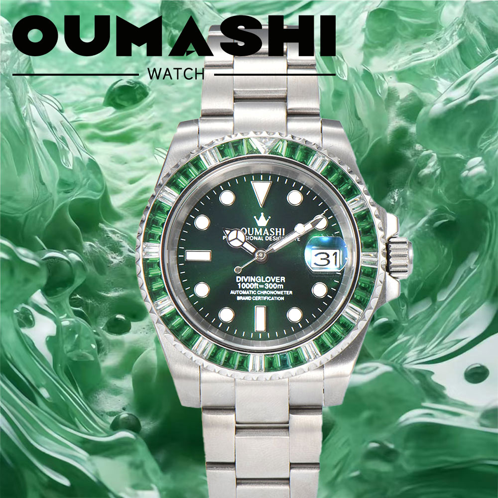 Luxury Watch Straps - 40mm luxury diving Men's watch NH35