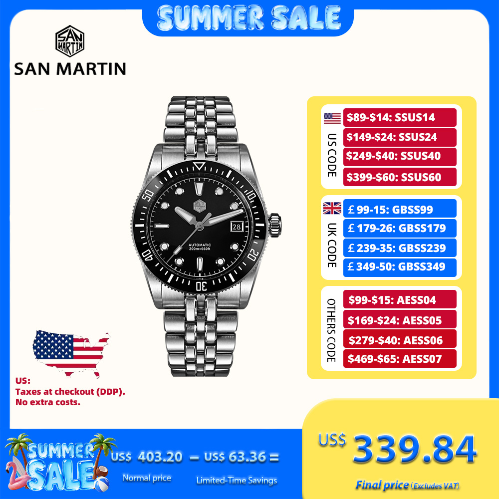 Luxury X I Watch - San Martin New 37.5mm 40mm Miyota