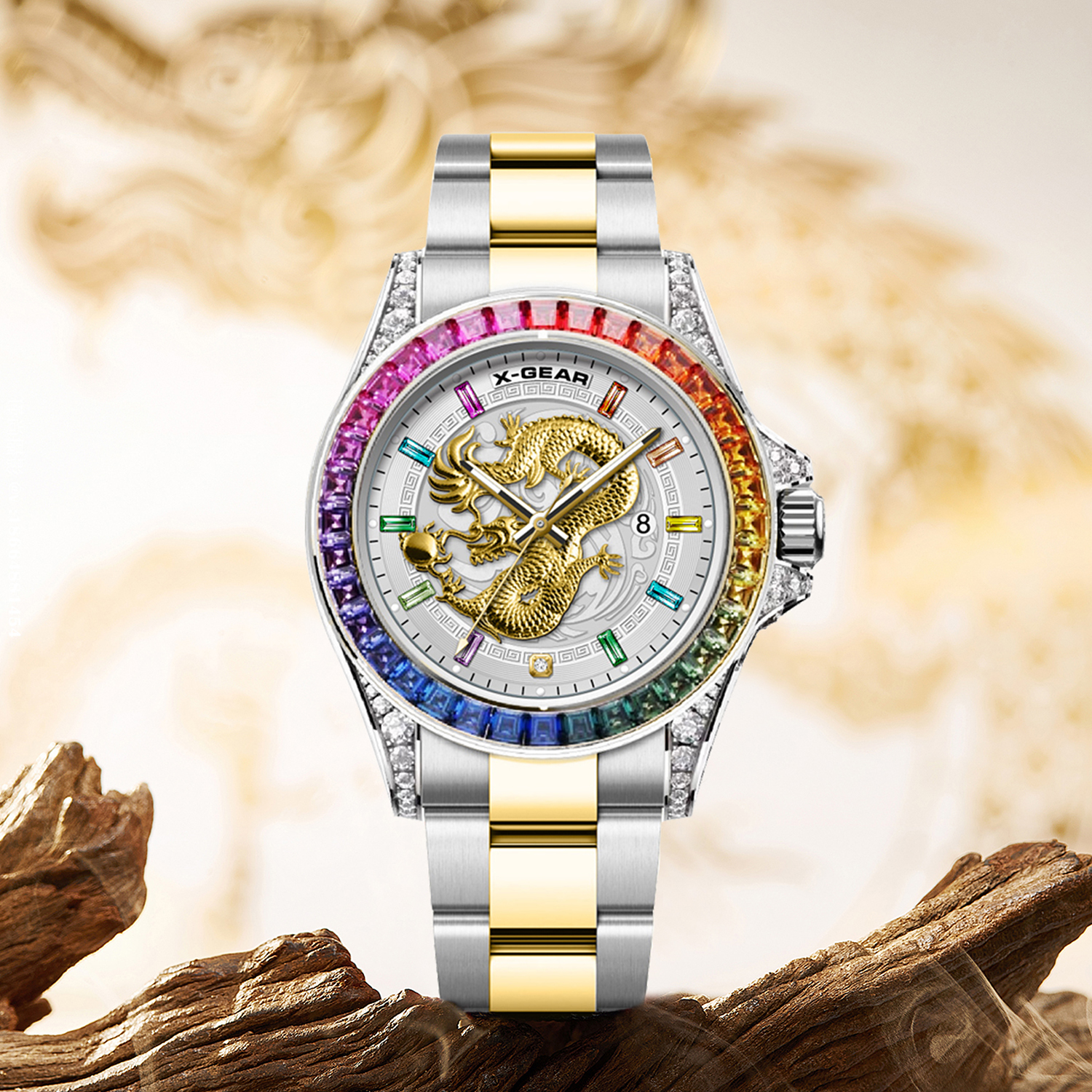 Luxury X I Watch - X-GEAR Real Dragon Dial Men's Trend