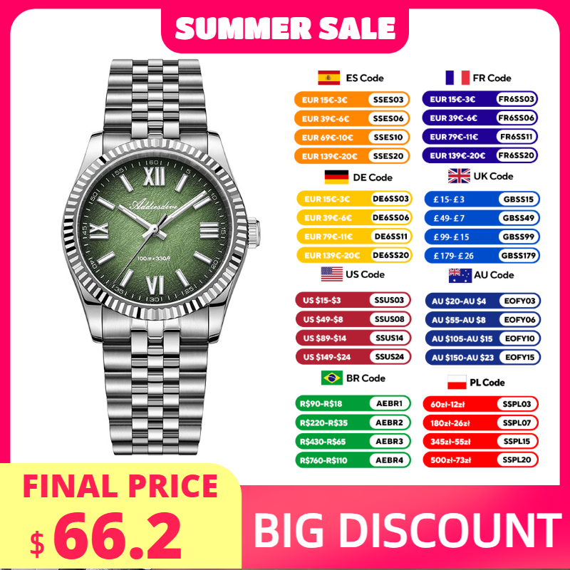 Luxury Watch - ADDIESDIVE Elegant Watch for Woman Luxury