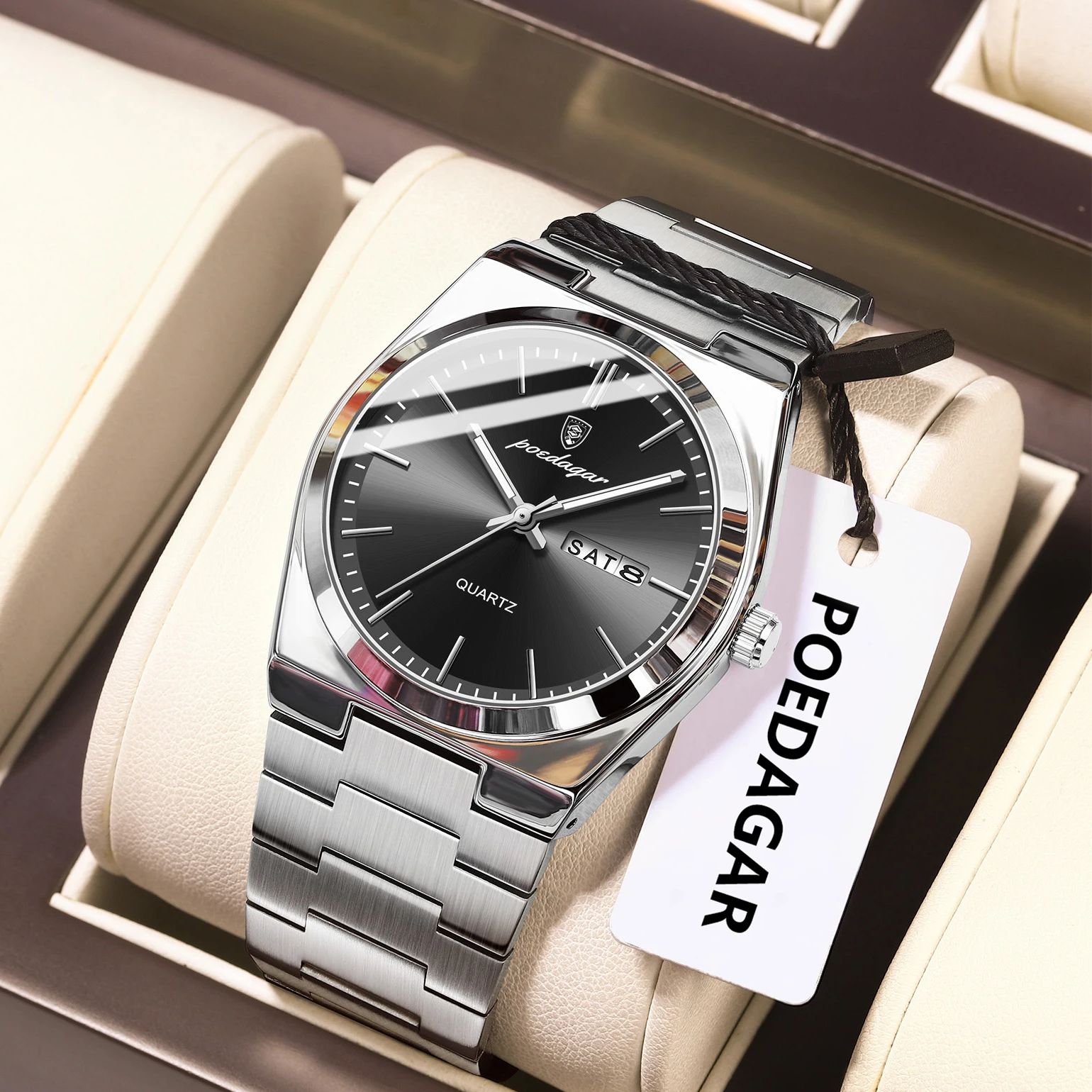Luxury Watch Unique - POEDAGAR Luxury Men's Quartz Wristwatch Waterproof