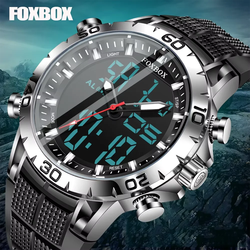 Luxury Watch Manufacturers - FOXBOX Mens Watches Sports Top Brand