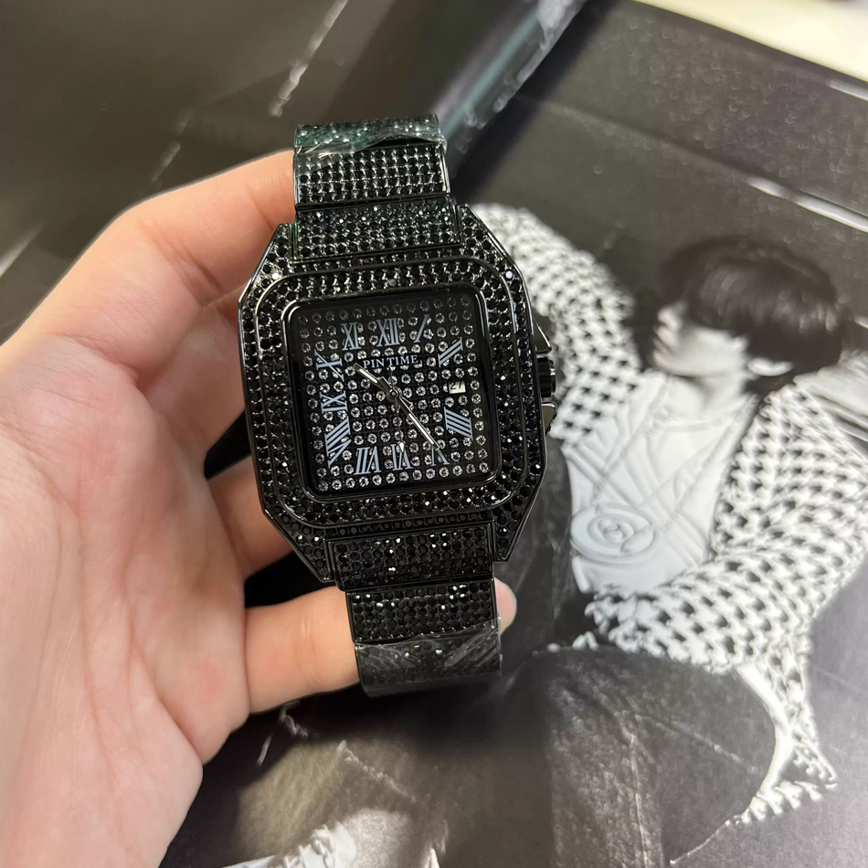 Luxury Watch Manufacturers - Gold or black Watch Ice Out
