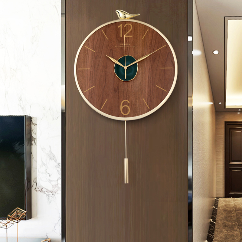 Nordic Wall Clock Metal Agate  - Luxury Watch Europe avaliação e preço