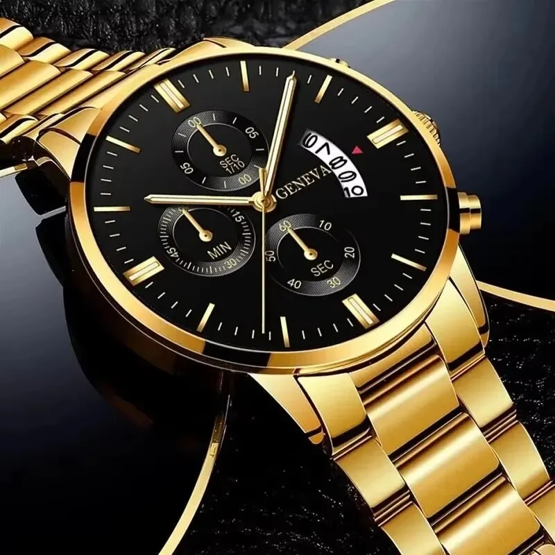 Luxury Stainless Steel Men Cal - Luxury Watch Market avaliação e preço