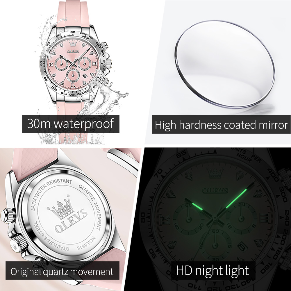 OLEVS 5618 Women Watch HD Mult - Luxury Watch Hd avaliação e preço