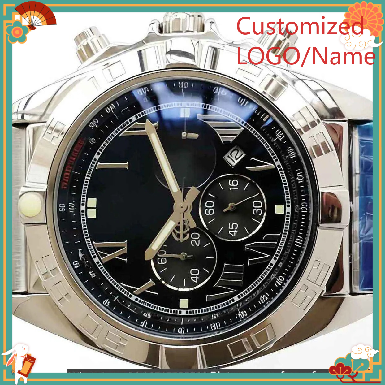 DONG Store 45mm Men's Quartz M - Luxury Watch Store avaliação e preço