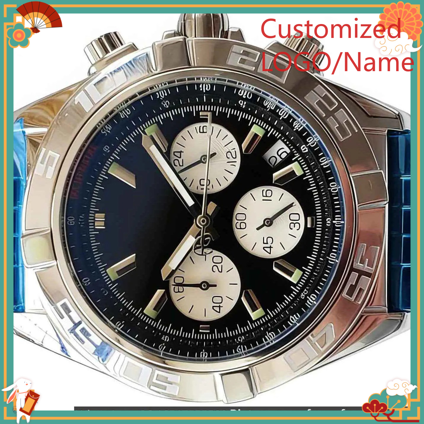 DONG Store 45mm Men's Quartz M - Luxury Watch Store avaliação e preço