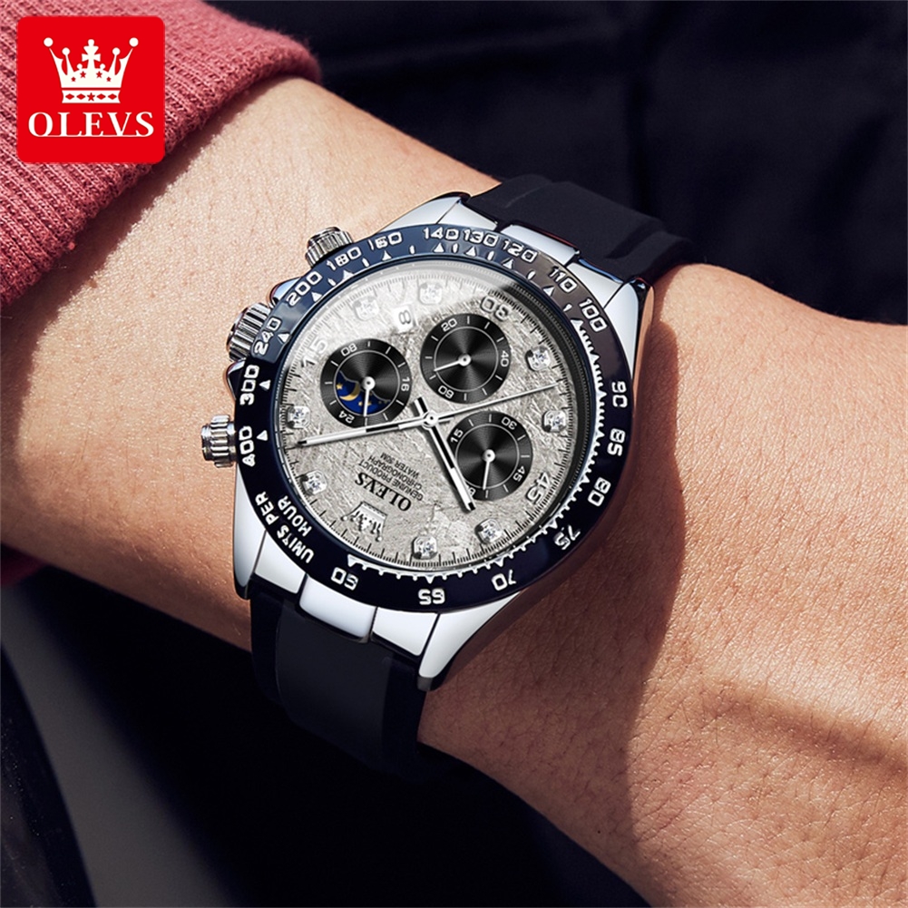 OLEVS 2875 Quartz Watch for Me - Luxury Watch Manufacturers avaliação e preço