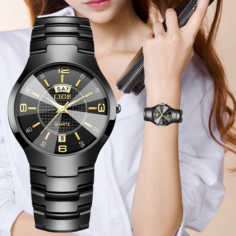LIGE Fashion Elegant Women's W - Luxury Watch avaliação e preço