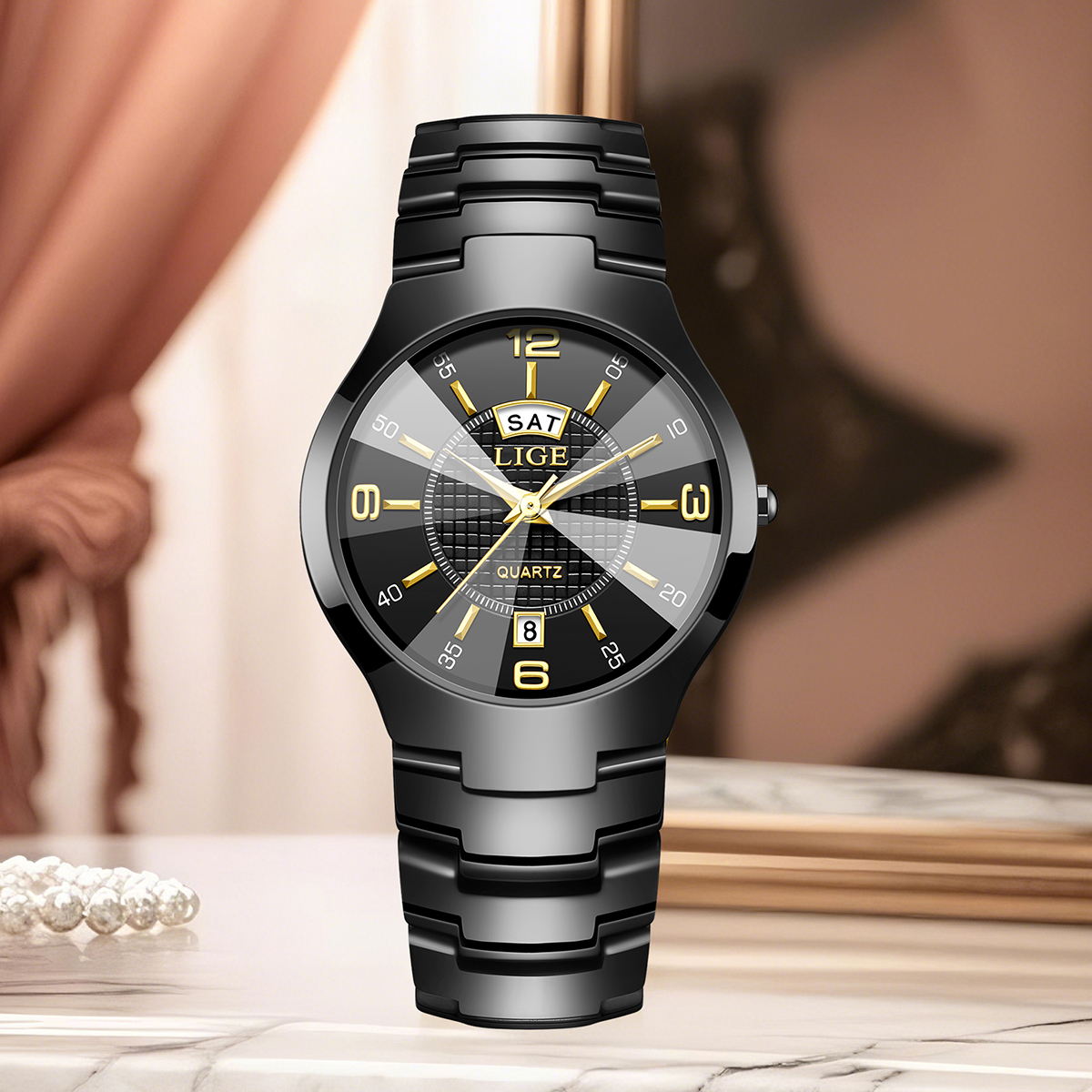 LIGE Fashion Elegant Women's W - Luxury Watch avaliação e preço