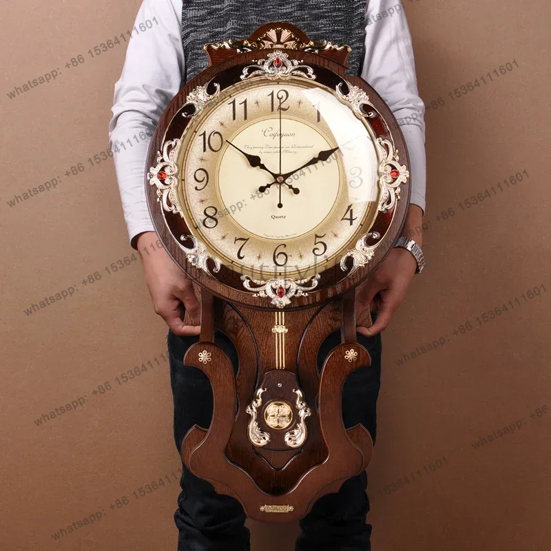 Wood Vintage Wall Clocks Silen - Luxury Watch Europe avaliação e preço