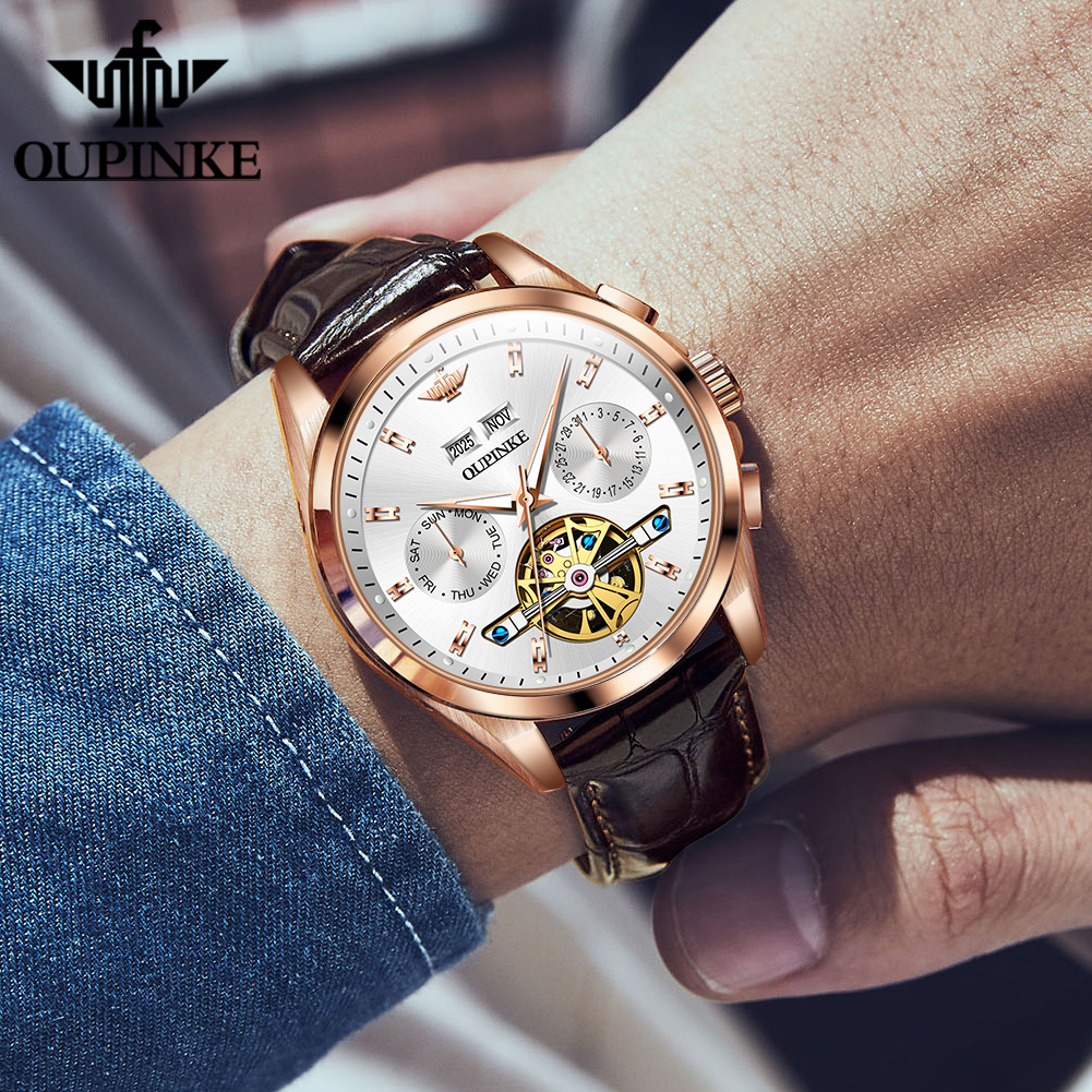 OUPINKE Men Watch Luxury Brand - Luxury Watch Hd avaliação e preço