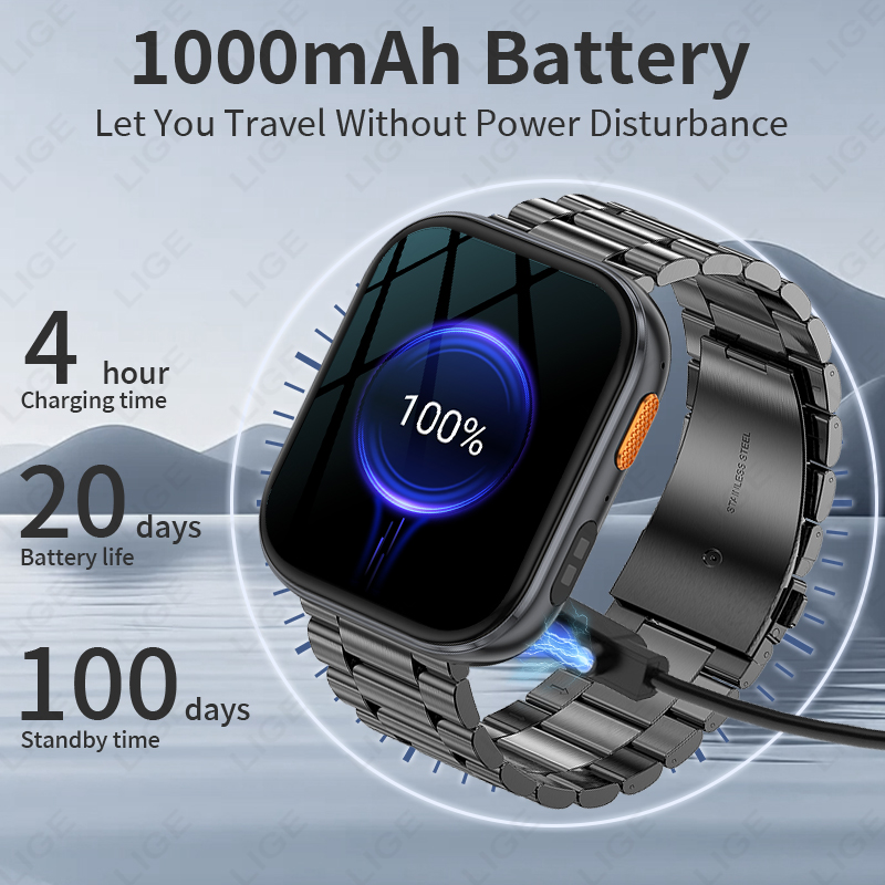 LIGE New Military Outdoor 1000 - Luxury Watch Hd avaliação e preço