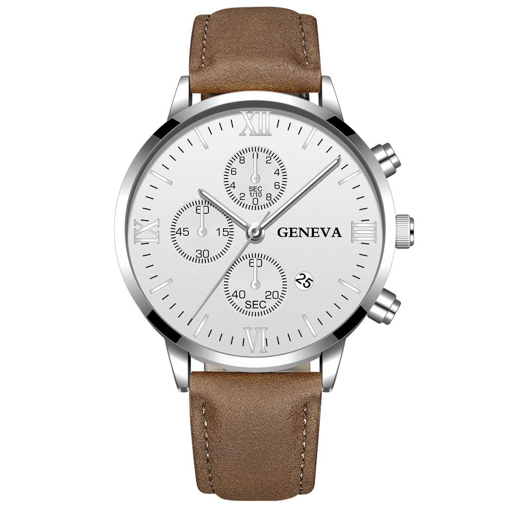 Geneva Fashion  Men Date Alloy - Luxury Watch Manufacturers avaliação e preço