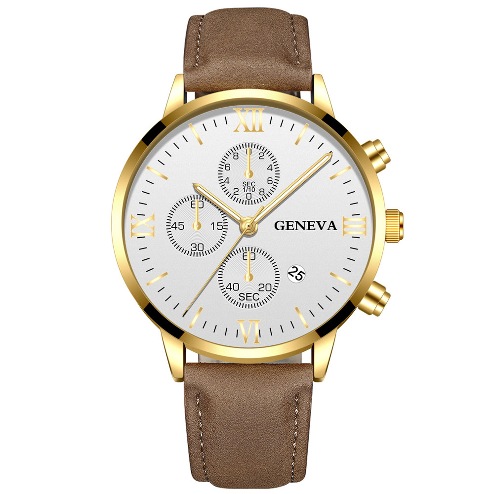 Geneva Fashion  Men Date Alloy - Luxury Watch Manufacturers avaliação e preço