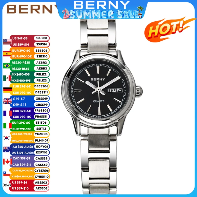 BERNY Luxury Ladies Watch Japa - Luxury Watch In Japan avaliação e preço