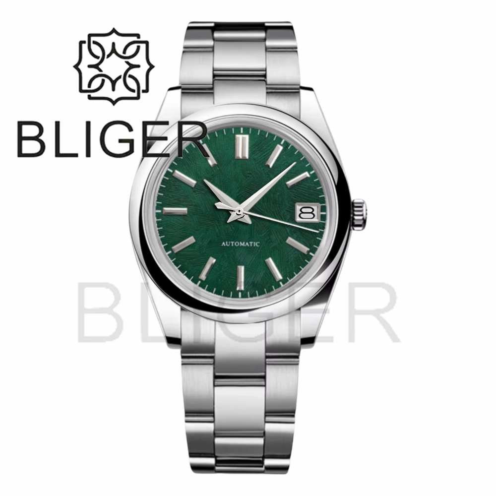 BLIGER 36mm39mm Custom logo Gr - Luxury Watch With Green Dial avaliação e preço