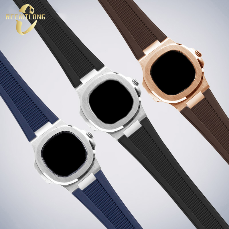 Silicone rubber watch strap 25 - Luxury Watch Patek Philippe avaliação e preço