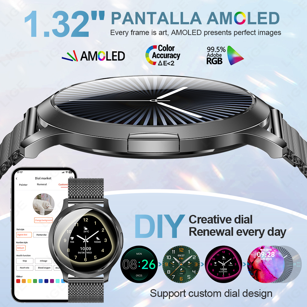 FOXBOX Smart Watch Ultra Thin  - Luxury Watch Hd avaliação e preço