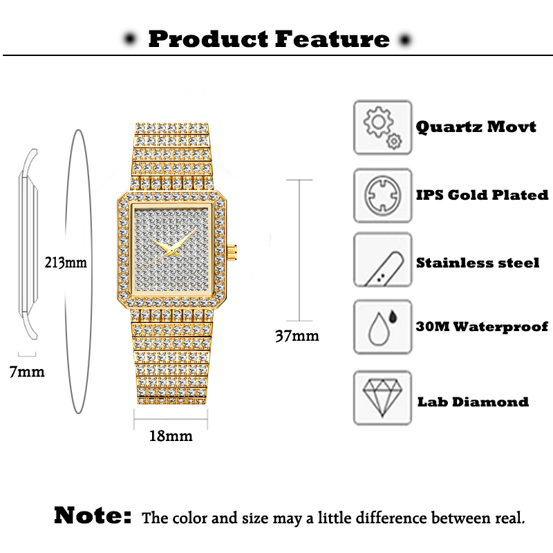 MISSFOX Diamond Watch For Wome - Luxury Watch Unique avaliação e preço