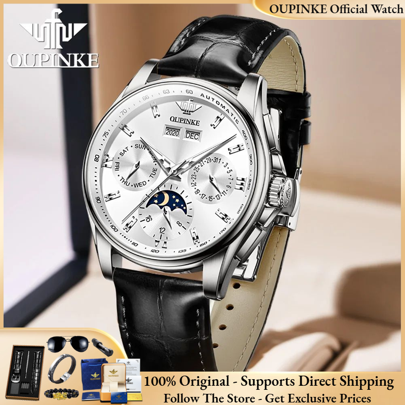 OUPINKE 3189 Men Watch Brand L - Luxury Watch Hd avaliação e preço