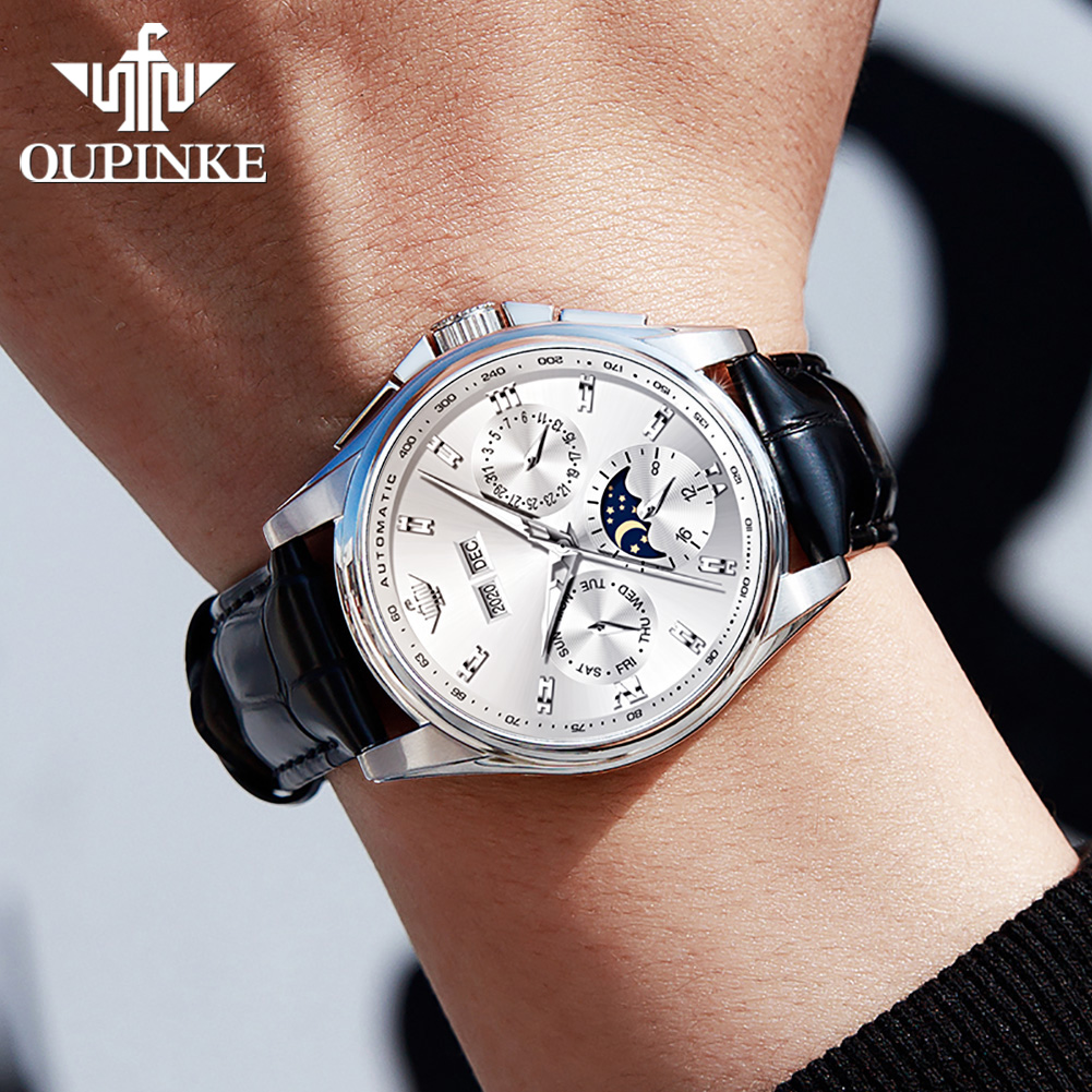 OUPINKE 3189 Men Watch Brand L - Luxury Watch Hd avaliação e preço