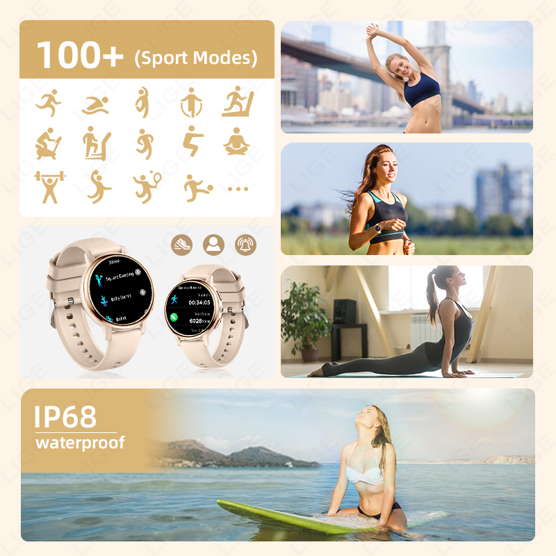 2026 LIGE Women Smart Watch Lu - Luxury Watch Hd avaliação e preço