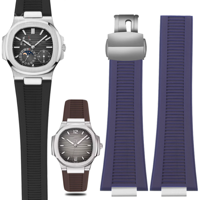 Luxury Silicone Watch Strap fo - Luxury Watch Patek Philippe avaliação e preço