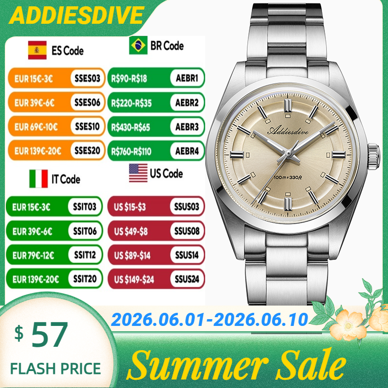 ADDIESDIVE Super Luminous Japa - Luxury Watch avaliação e preço