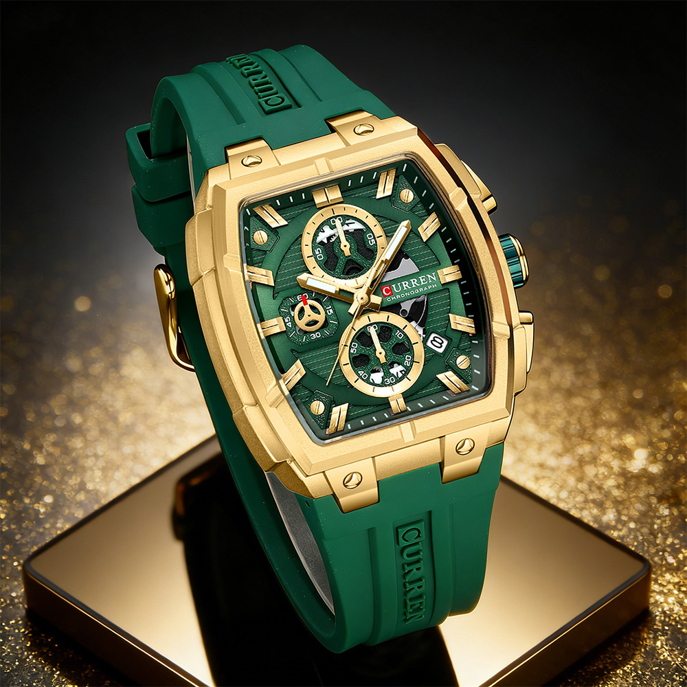 CURREN Luxury Vintage Watch fo - Luxury Watch Straps avaliação e preço