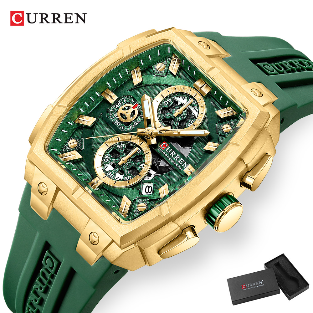 CURREN Luxury Vintage Watch fo - Luxury Watch Straps avaliação e preço