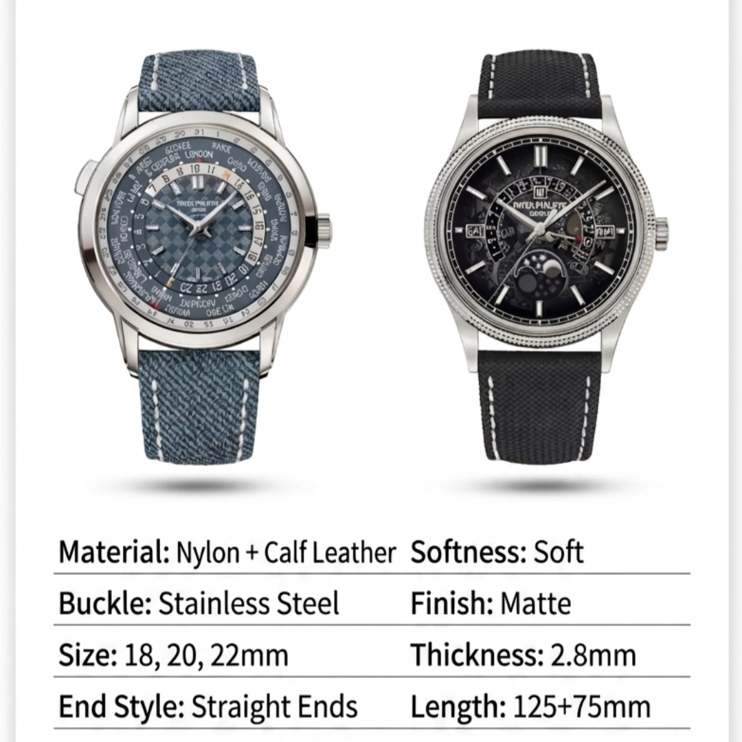18mm 20mm 22mm High Quality De - Luxury Watch Patek Philippe avaliação e preço