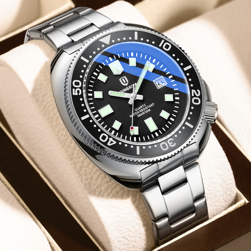 QINGXIYA Mens Watches Top Bran - Luxury Watch Hd avaliação e preço