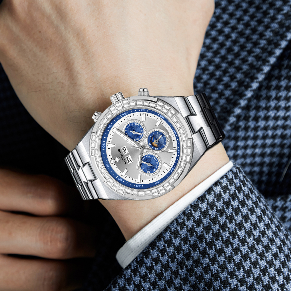 Men's Mechanical Watch  Waterp - Luxury X I Watch avaliação e preço
