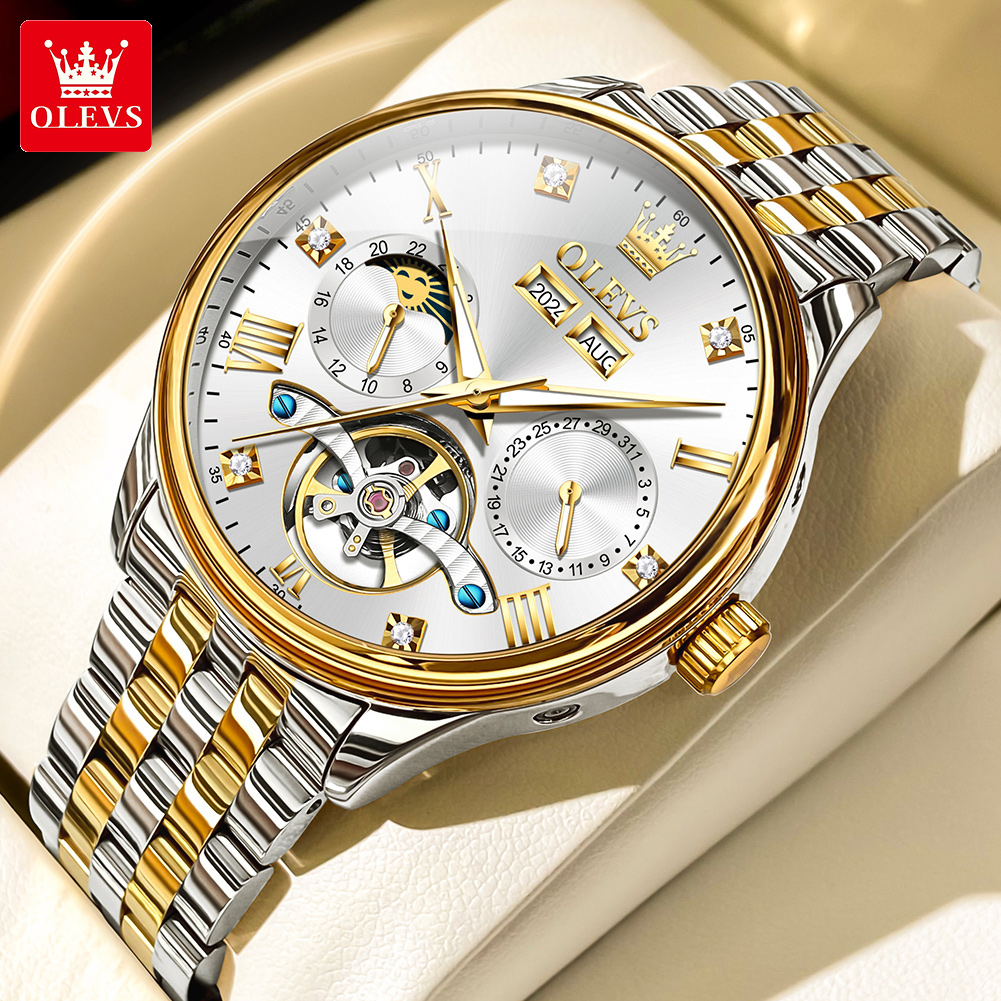 OLEVS 7023 Luxury Business Men - Luxury Watch Hd avaliação e preço