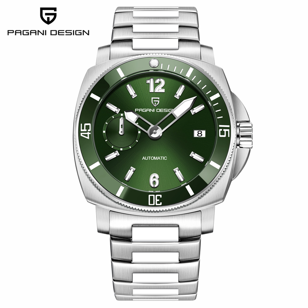 PAGANI DESIGN Men's Watch Luxu - Luxury Watch With Green Dial avaliação e preço