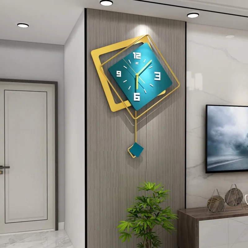 Swing Wall Clock Light Luxury  - Luxury Watch Europe avaliação e preço