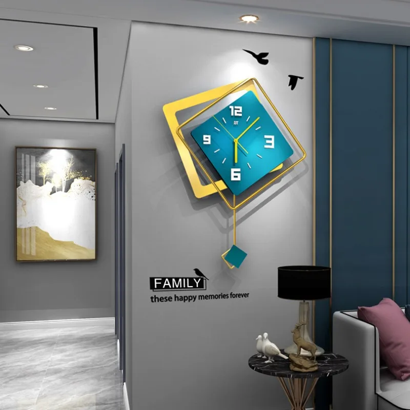 Swing Wall Clock Light Luxury  - Luxury Watch Europe avaliação e preço