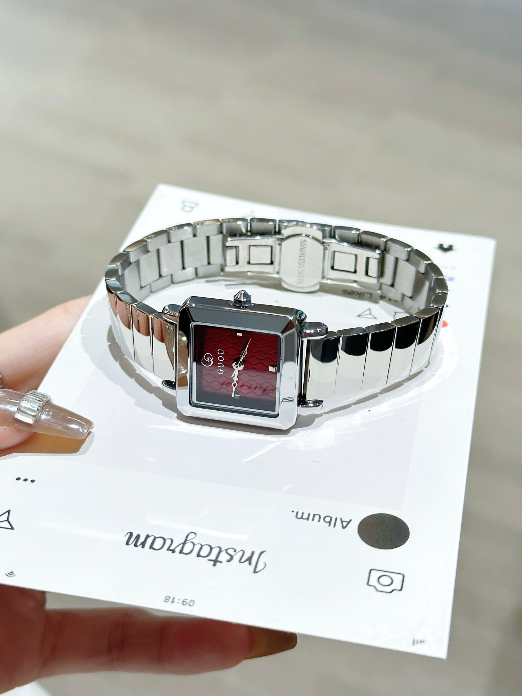 New Minimalist Square Watch Fo - Luxury Watch Unique avaliação e preço