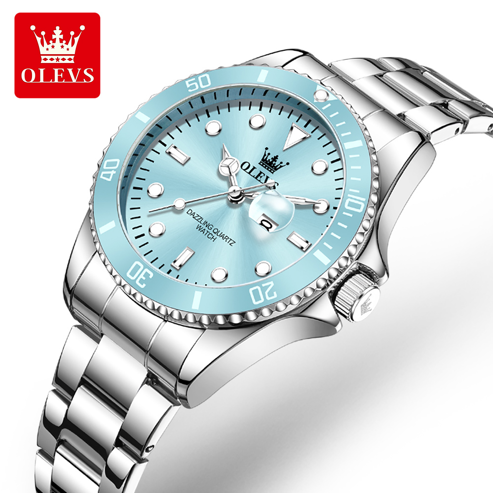 OLEVS Luxury Stainless Steel W - Lux Watch avaliação e preço