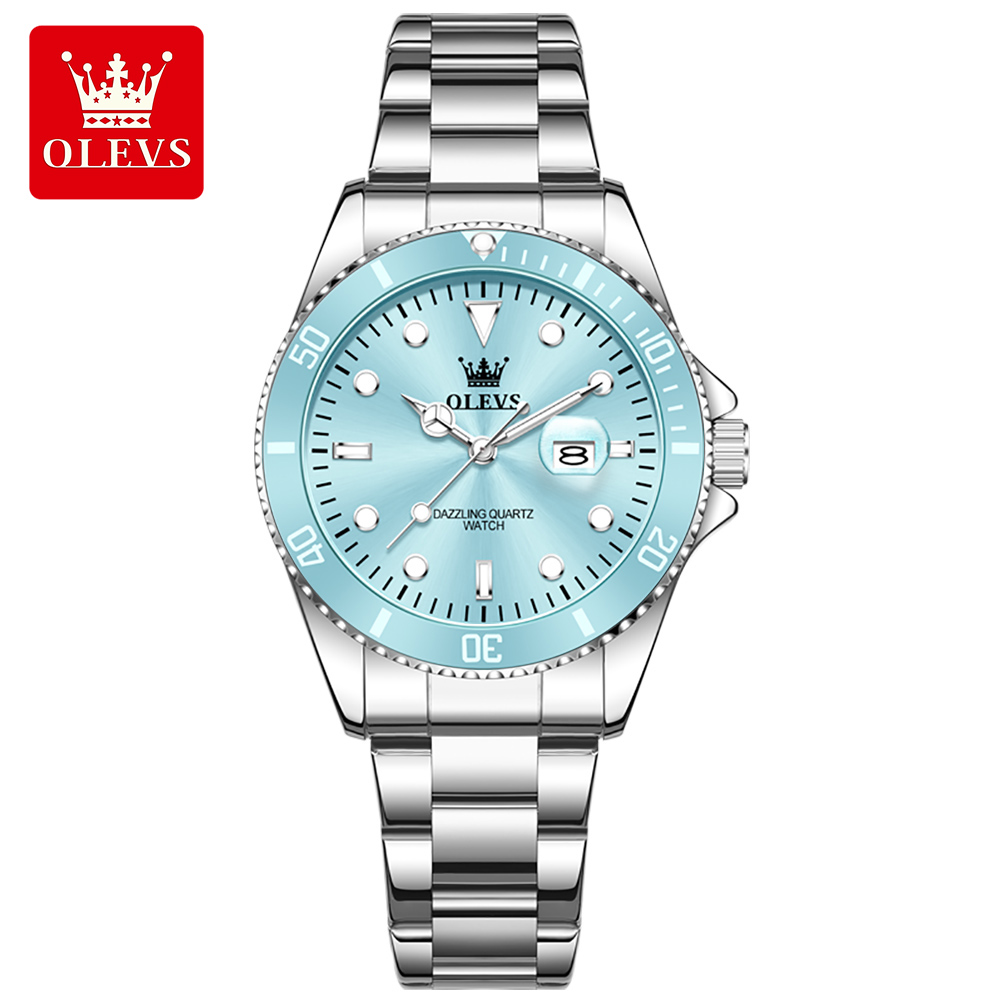 OLEVS Luxury Stainless Steel W - Lux Watch avaliação e preço