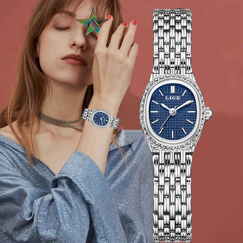 LIGE Fashion Luxury Quartz Wom - Luxury Watch avaliação e preço