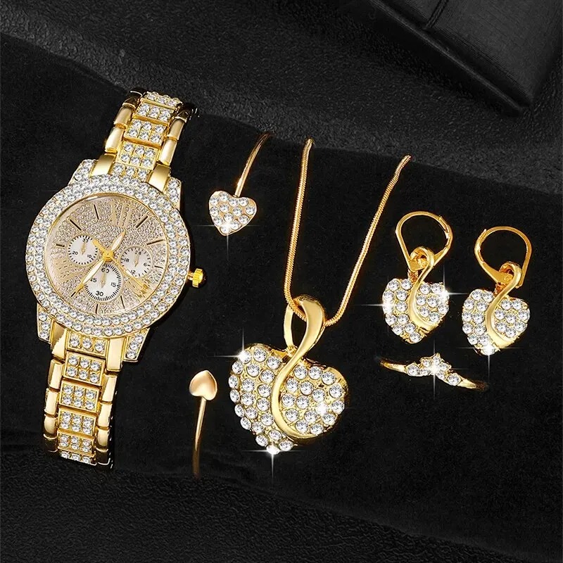 Women's Quartz Watch Gold Luxu - Luxury Watch avaliação e preço