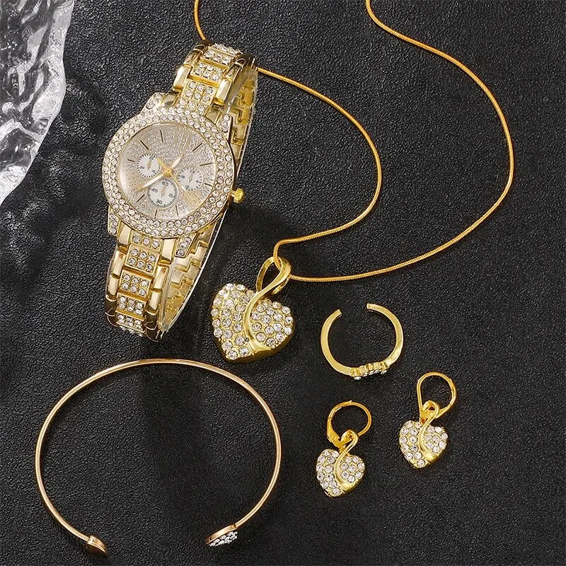 Women's Quartz Watch Gold Luxu - Luxury Watch avaliação e preço