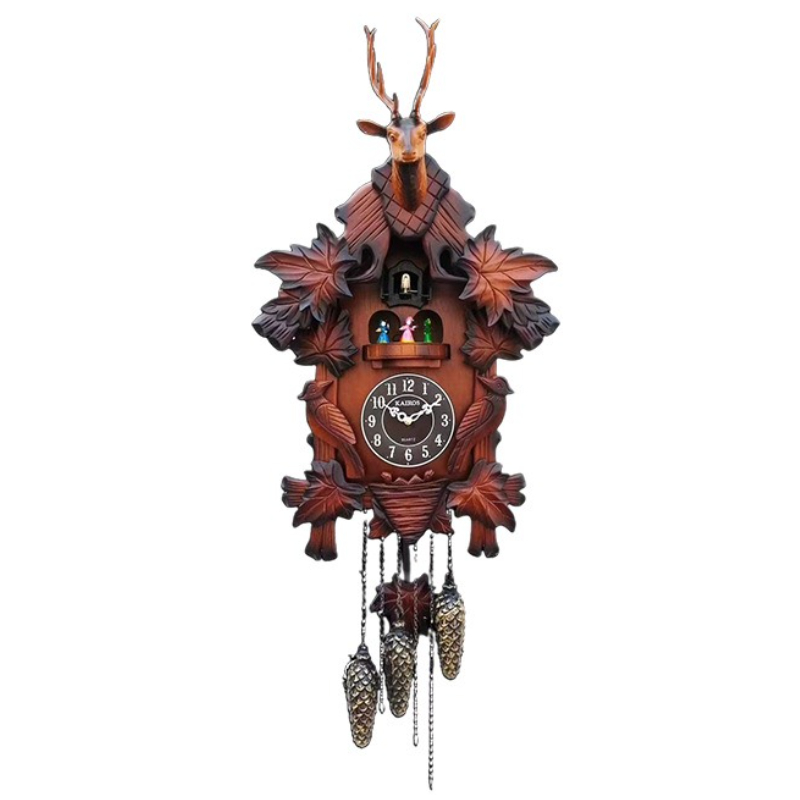 Cuckoo Wall Clock Solid Wood C - Luxury Watch Europe avaliação e preço