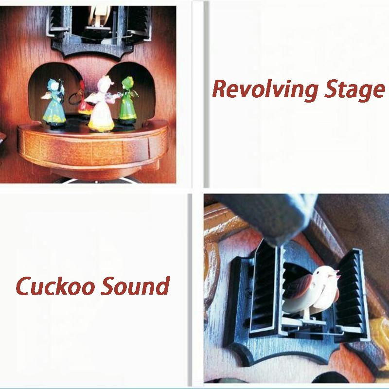Cuckoo Wall Clock Solid Wood C - Luxury Watch Europe avaliação e preço
