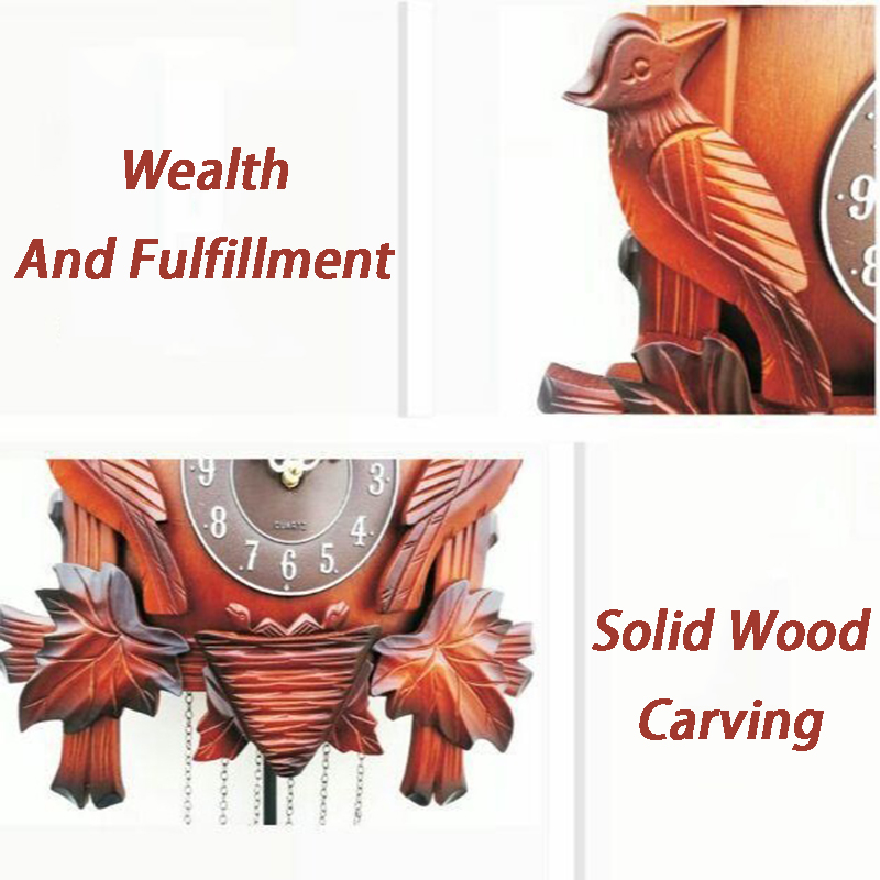 Cuckoo Wall Clock Solid Wood C - Luxury Watch Europe avaliação e preço
